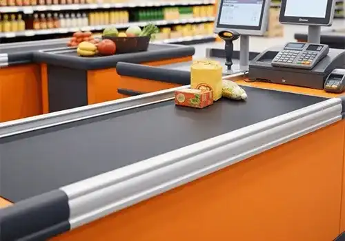 Checkout Counters with Conveyor Belt