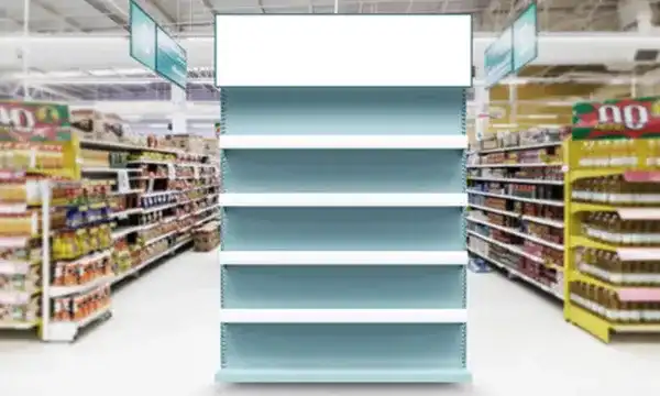 Endcap Shelving Installation