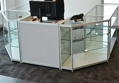 Glass Checkout Counters