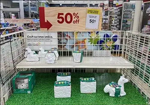 Gridwall Endcap Displays