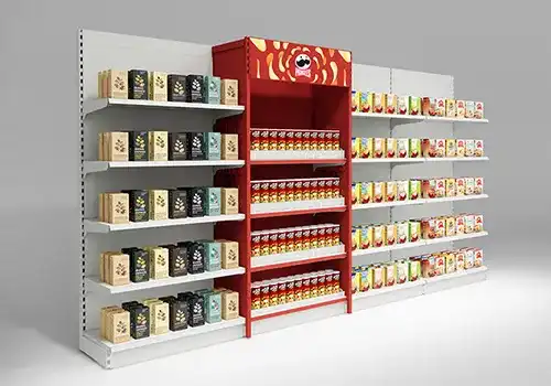 Promotional display shelves