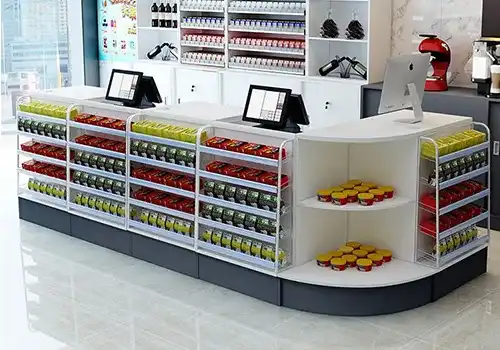 U Shaped Checkout Counters
