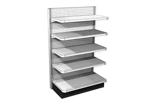 end cap gondola display shelving