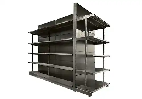 heavy duty gondola shelving for retail