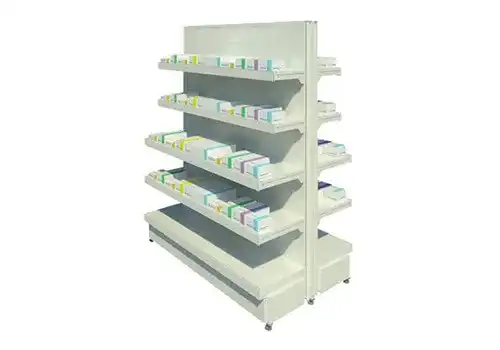 pharmacy gondola shelving for drugstore