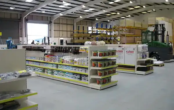Customization options for Single Sided Gondola Shelving