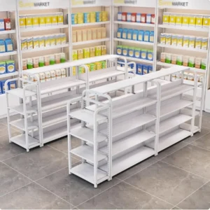 Heavy duty island display rack manufacturer