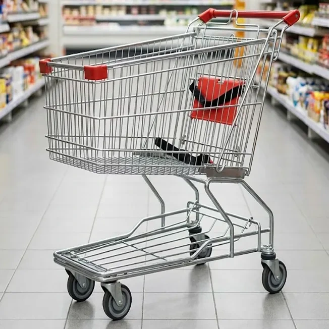 Metallic Shopping Cart