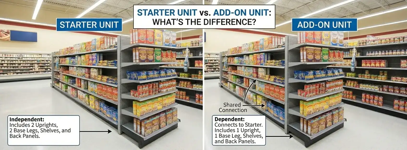 Starter Unit vs Add on Unit