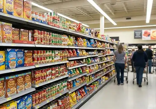 Supermarket Wall Shelves