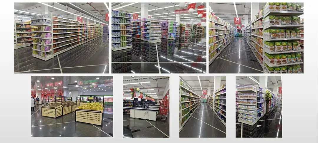 Types of supermarket shelves Types of supermarket shelves