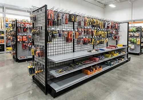 Wire Mesh Back Shelving