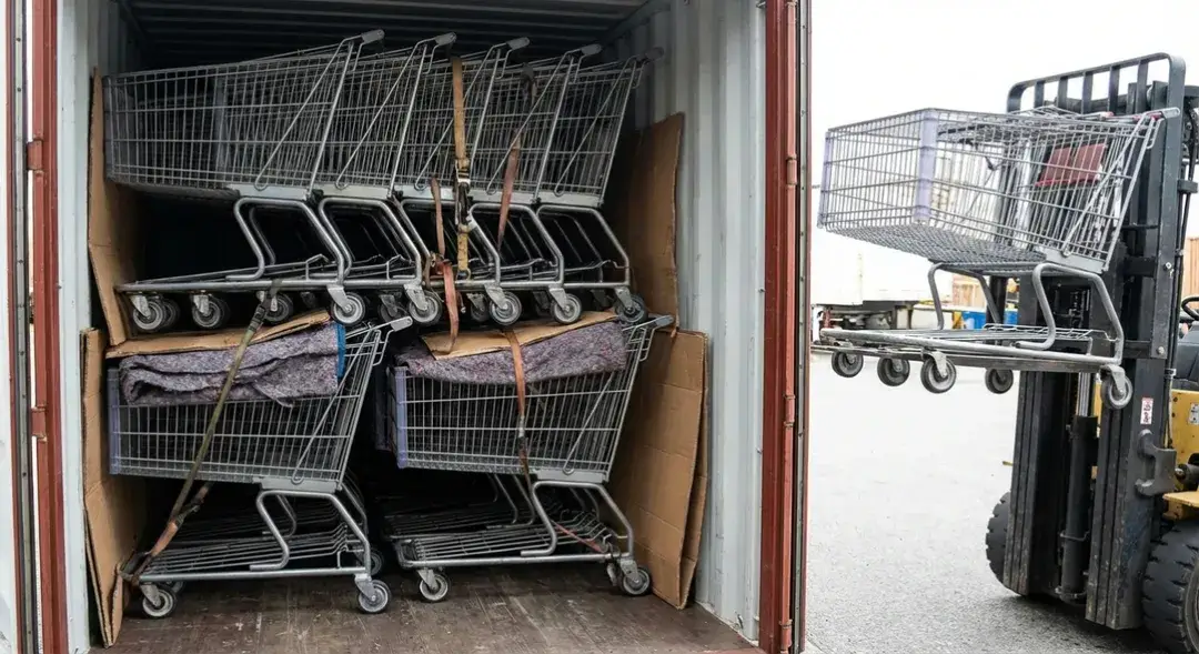 shopping cart Container Loading