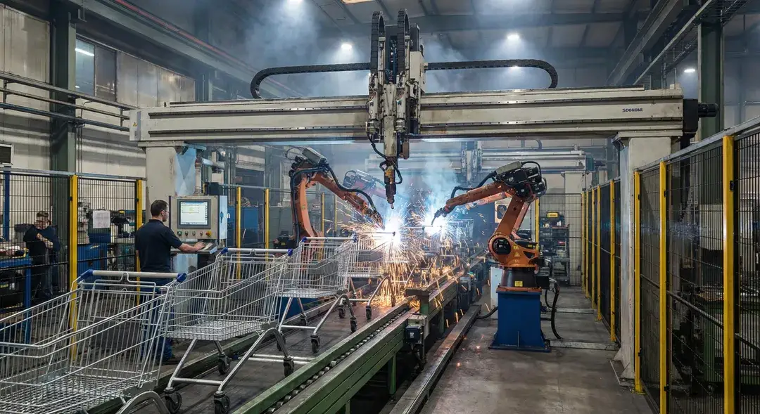 shopping cart Robotic Welding