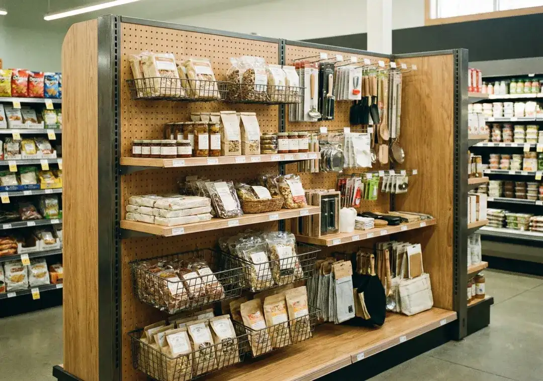 Custom Retail Pegboard Fixtures