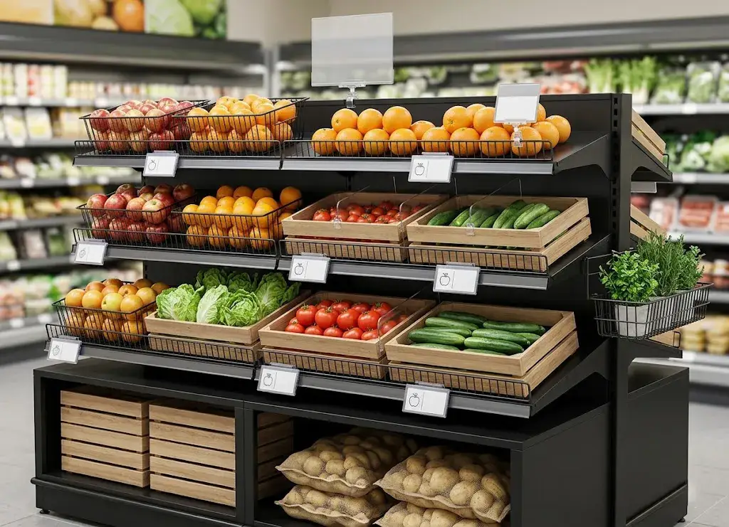 Accessories for Produce Gondola Shelving