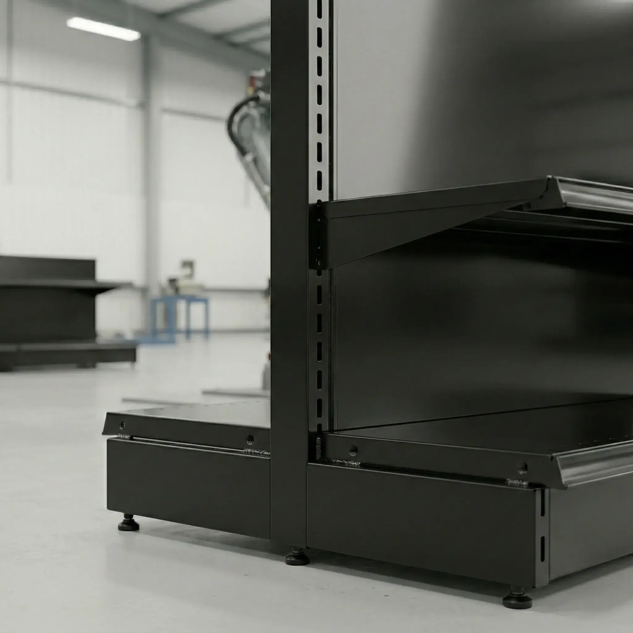 Black Gondola Shelving