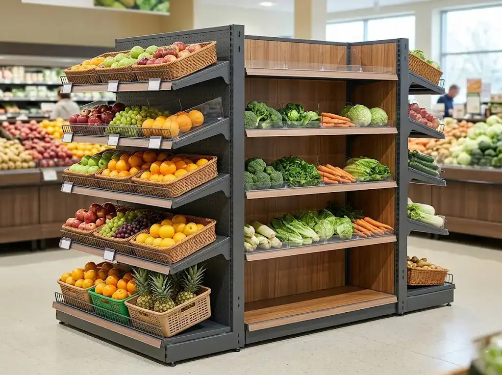 Produce Gondola Shelving Product Features