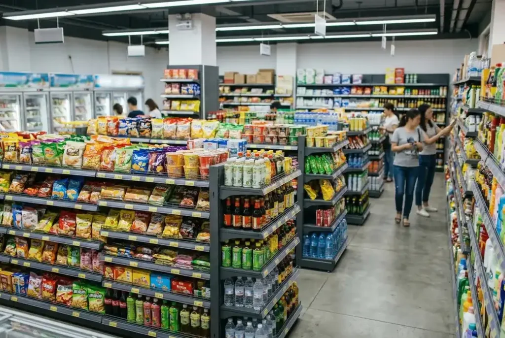 Small Supermarket or Mini Market Layout