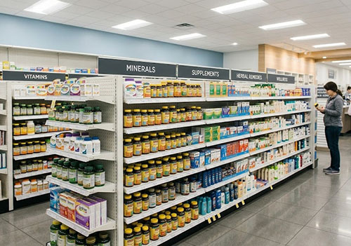 Vitamins & Supplements Area