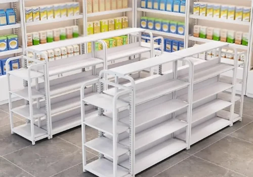 Heavy duty island display rack manufacturer